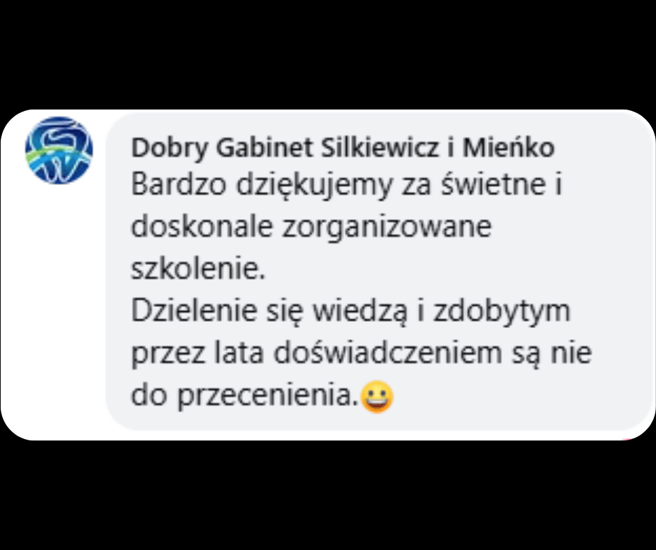 Opinia uczestnika kursu dr. Grabonia